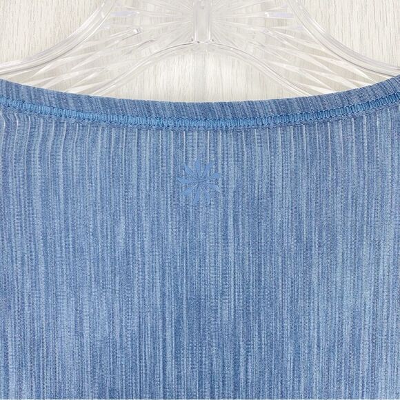 Athleta | Blue Shadow Stripe Chi Long Sleeve Size XS - Picture 6 of 10